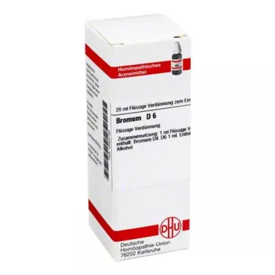 BROMUM D 6 Skiedimas, 20 ml