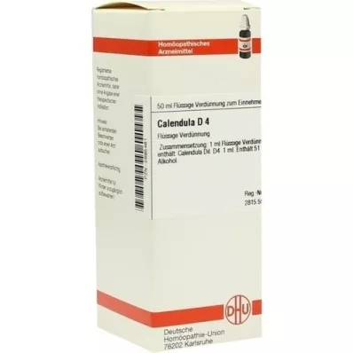 CALENDULA D 4 skiedimas, 50 ml CALENDULA D 4 skiedimas, 50 ml