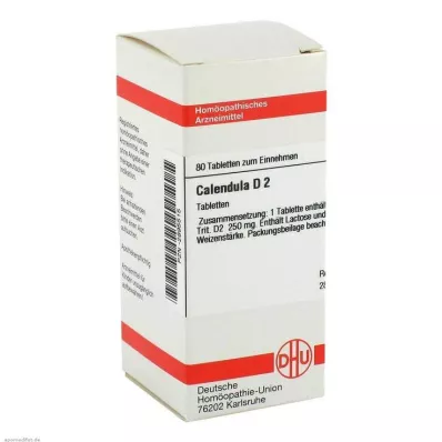 CALENDULA D 2 tabletės, 80 vnt