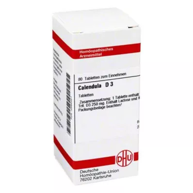 CALENDULA D 3 tabletės, 80 vnt