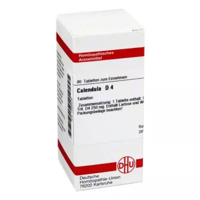 CALENDULA D 4 tabletės, 80 vnt CALENDULA D 4 tabletės, 80 vnt