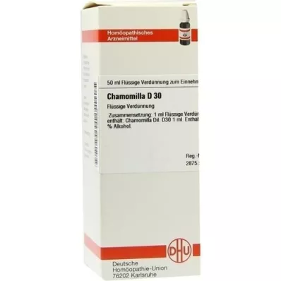 CHAMOMILLA D 30 Skiedimas, 50 ml