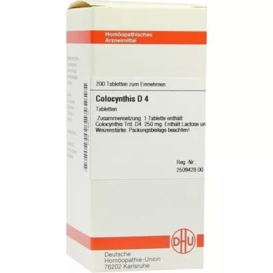 COLOCYNTHIS D 4 tabletės, 200 vnt