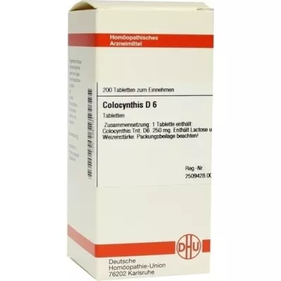 COLOCYNTHIS D 6 tabletės, 200 vnt COLOCYNTHIS D 6 tabletės, 200 vnt