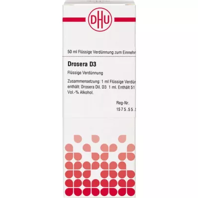 DROSERA D 3 Skiedimas, 50 ml DROSERA D 3 Skiedimas, 50 ml