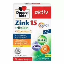 DOPPELHERZ Cinko+Histidino depo tabletės aktyvios, 30 vnt