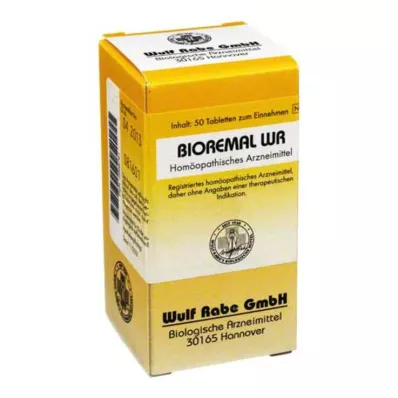 BIOREMAL WR Tabletės, 50 vnt