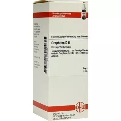 GRAPHITES D 6 Skiedimas, 50 ml