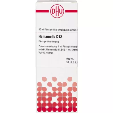 HAMAMELIS D 12 Skiedimas, 50 ml