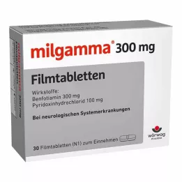 MILGAMMA 300 mg plėvele dengtos tabletės, 30 vnt