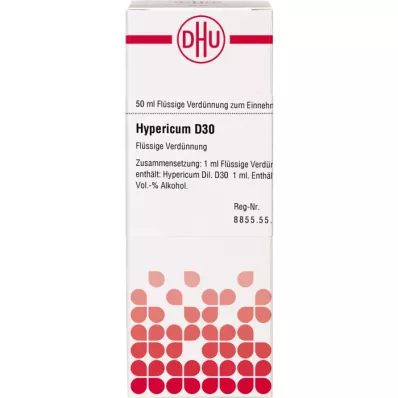 HYPERICUM D 30 Skiedimas, 50 ml HYPERICUM D 30 Skiedimas, 50 ml