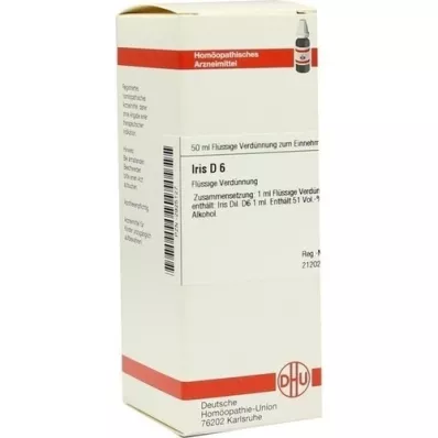 IRIS D 6 Skiedimas, 50 ml IRIS D 6 Skiedimas, 50 ml