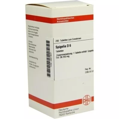 SPIGELIA D 6 tabletės, 200 vnt