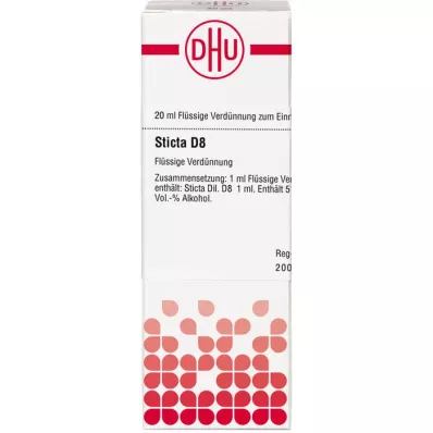 STICTA D 8 Skiedimas, 20 ml