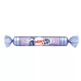 INTACT Dekstrozės vyniotinis mėlynių jogurtas, 40 g