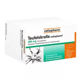 TEUFELSKRALLE-RATIOPHARM Plėvele dengtos tabletės, 100 vnt