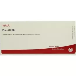 PONS GL D 8 ampulės, 10X1 ml