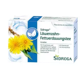 SIDROGA Kiaulpienių arbatos filtrų maišeliai, 20X1,5 g