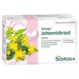SIDROGA Jonažolės arbatos filtravimo maišeliai, 20X1,75 g