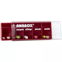 ANABOX Dieninė dėžutė raudona, 1 vnt