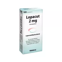 LOPACUT 2 mg plėvele dengtos tabletės, 10 vnt