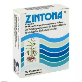 ZINTONA kapsulės, 20 vnt