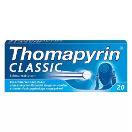 THOMAPYRIN CLASSIC Vaistai nuo skausmo, 20 vnt