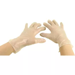 HANDSCHUHE Lateksas nesterilus be miltelių didelis, 100 vnt