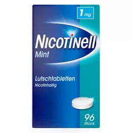 NICOTINELL Pastilės 1 mg Mėtų, 96 vnt