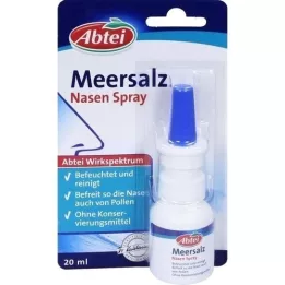 ABTEI Jūros druskos nosies purškalo standartas, 20 ml