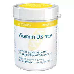 VITAMIN D3 MSE kapsulės, 90 vnt