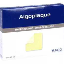 ALGOPLAQUE 5x5 cm lanksti hidrokoloidinė jungtis, 10 vnt