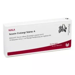 ISCUCIN crataegi A stiprumo ampulės, 10X1 ml