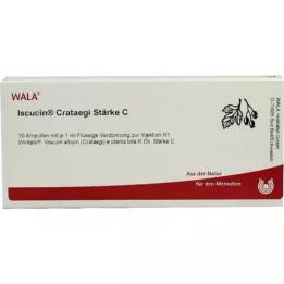 ISCUCIN crataegi Strength C ampulės, 10X1 ml