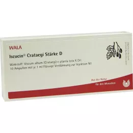ISCUCIN crataegi Strength D ampulės, 10X1 ml