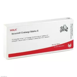 ISCUCIN crataegi Strength E ampulės, 10X1 ml