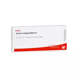 ISCUCIN crataegi Strength G ampulės, 10X1 ml