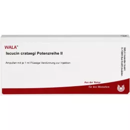 ISCUCIN crataegi potencijos serijos II ampulės, 10X1 ml