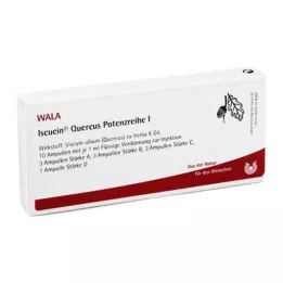 ISCUCIN quercus potencijos I serijos ampulės, 10X1 ml