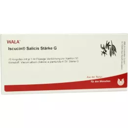 ISCUCIN salicis Stiprumas G ampulės, 10X1 ml