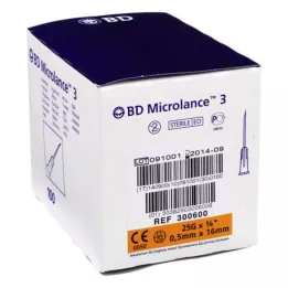 BD MICROLANCE Kaniulė 25 G 5/8 0,5x16 mm, 100 vnt