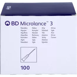 BD MICROLANCE Kaniulė 26 G 3/8 0,45x10 mm, 100 vnt