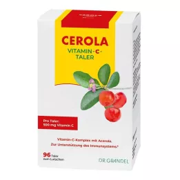 CEROLA Vitaminas C Taler Grandel, 96 vnt