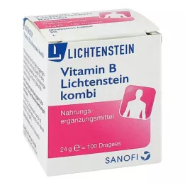 VITAMIN B LICHTENSTEIN Kombinuoti dražai, 100 vnt