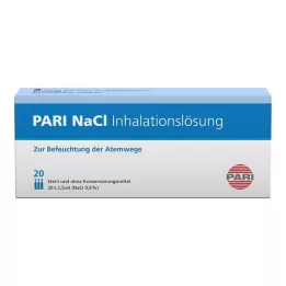 PARI NaCl inhaliacinio tirpalo ampulės, 20X2,5 ml
