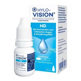 HYLO-VISION HD Akių lašai, 15 ml
