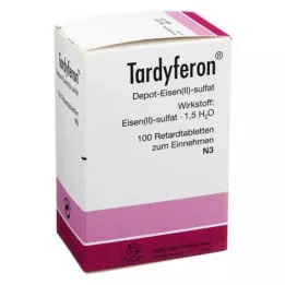 TARDYFERON Pailginto atpalaidavimo tabletės, 100 vnt