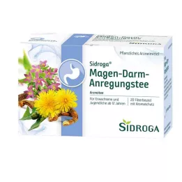 SIDROGA Virškinimo traktą stimuliuojantys arbatos filtrų maišeliai, 20x2,0 g