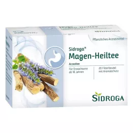SIDROGA Skrandžiui gydomų arbatos filtrų maišeliai, 20X2,25 g