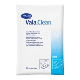 VALACLEAN Plėvelinės plovimo pirštinės, 50 vnt